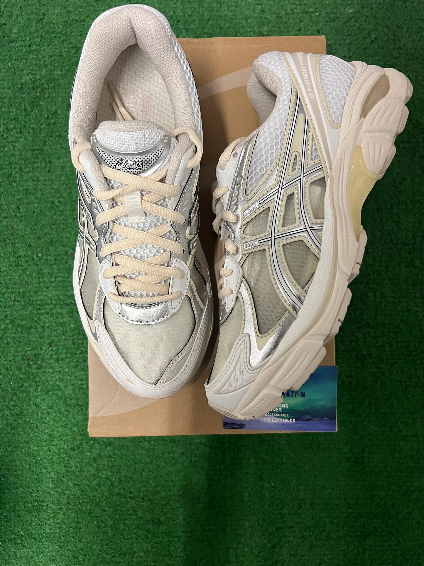 ASICS 2160 X above the clouds white