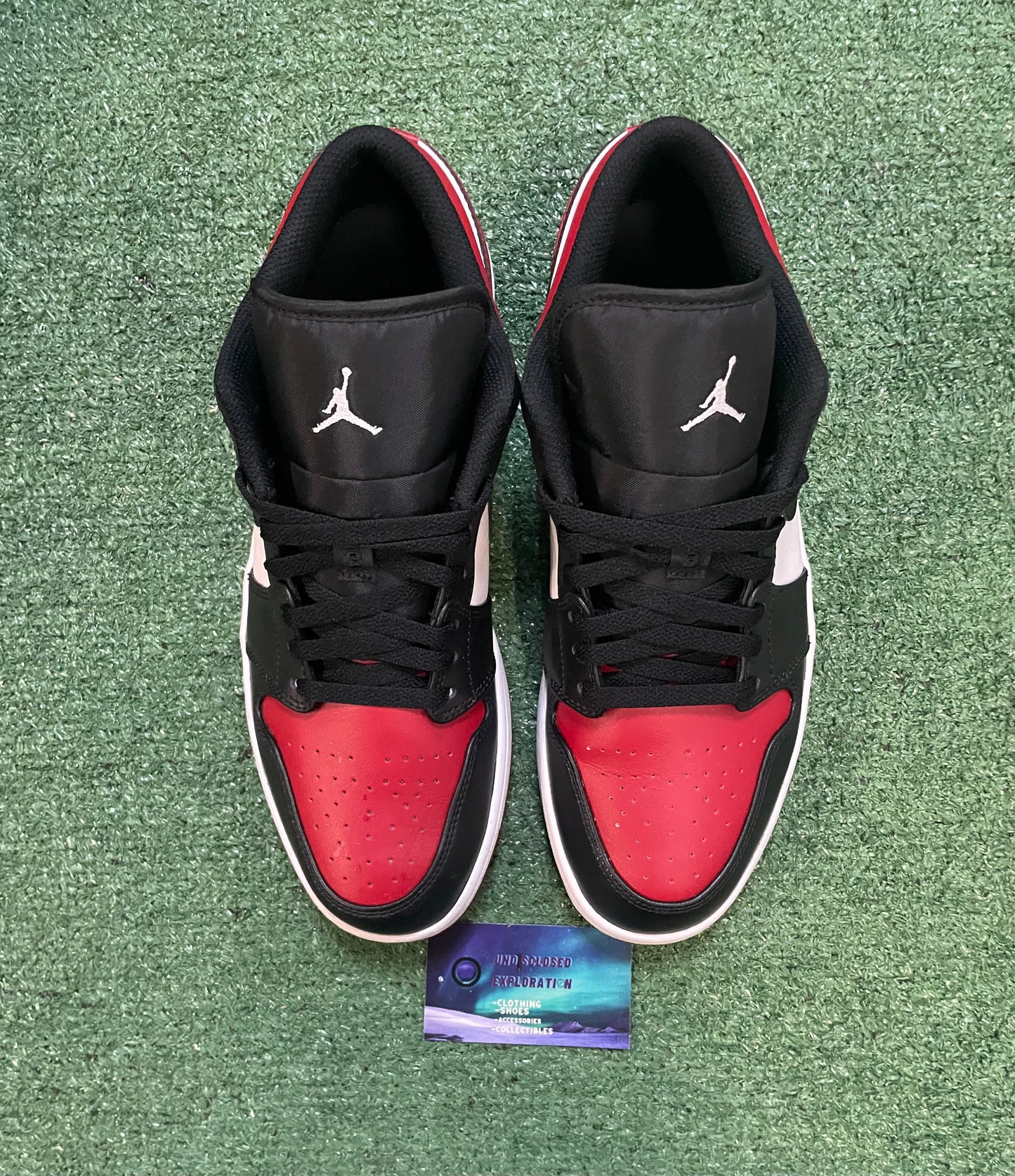 Air Jordan 1 Low bred toe size 12men/13.5women