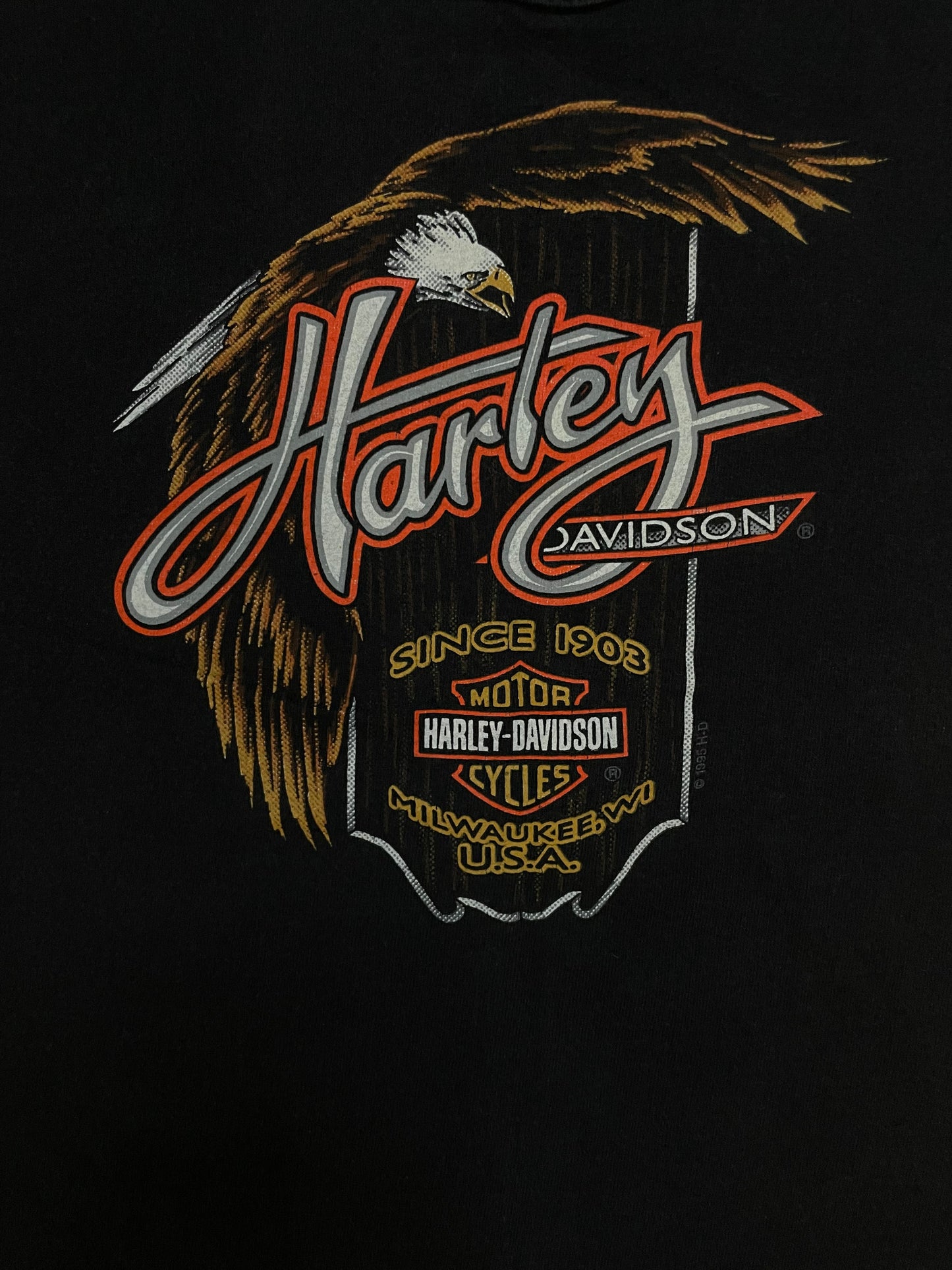 Vintage 1990s Harley Davidson soaring eagle tank top