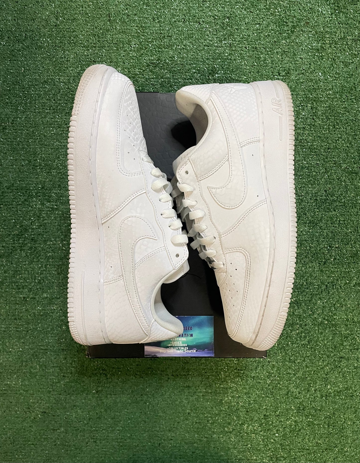 Nike Air Force 1 Low Kobe Bryant forever white size 11men/12.5women