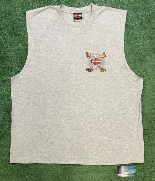 Vintage 2000s Harley Davidson Jamaica cutoff tee