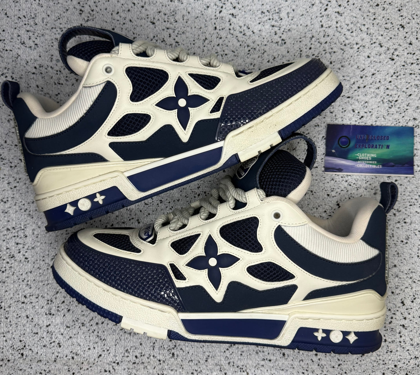 Louis Vuitton LV Skate Marine 8.5 UK/9.5 Men “Preowned”