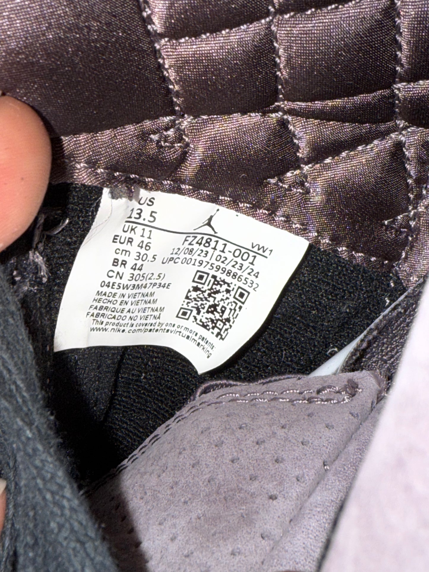 Jordan 3 A Ma Maniere 12 Men/13.5 Women “Preowned”
