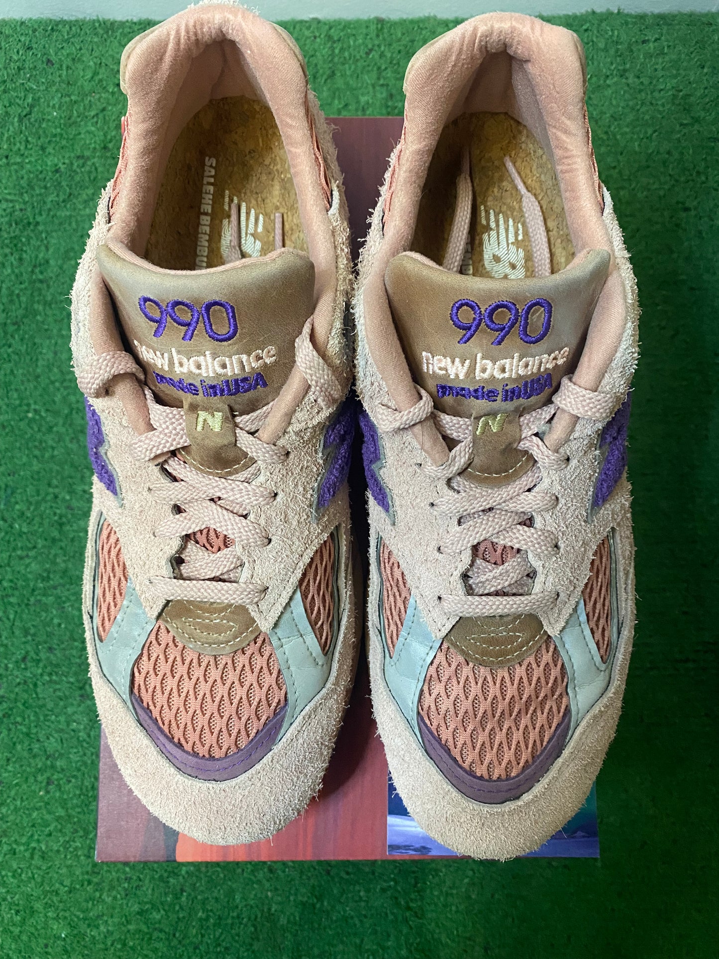 New balance 990v2 Salehe bembury Sand be the time size 10men/11.5women