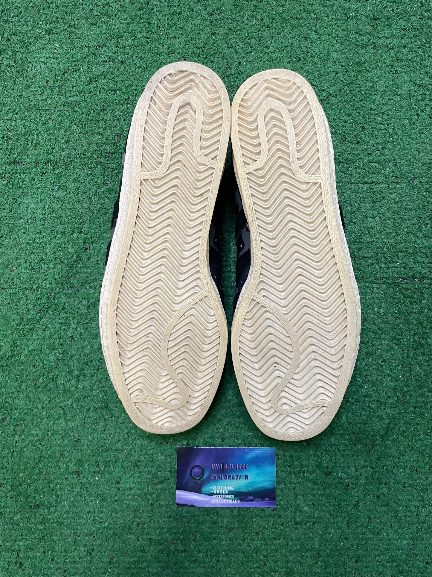 Adidas superstar X Bape undefeated black camo size 8.5men/10women