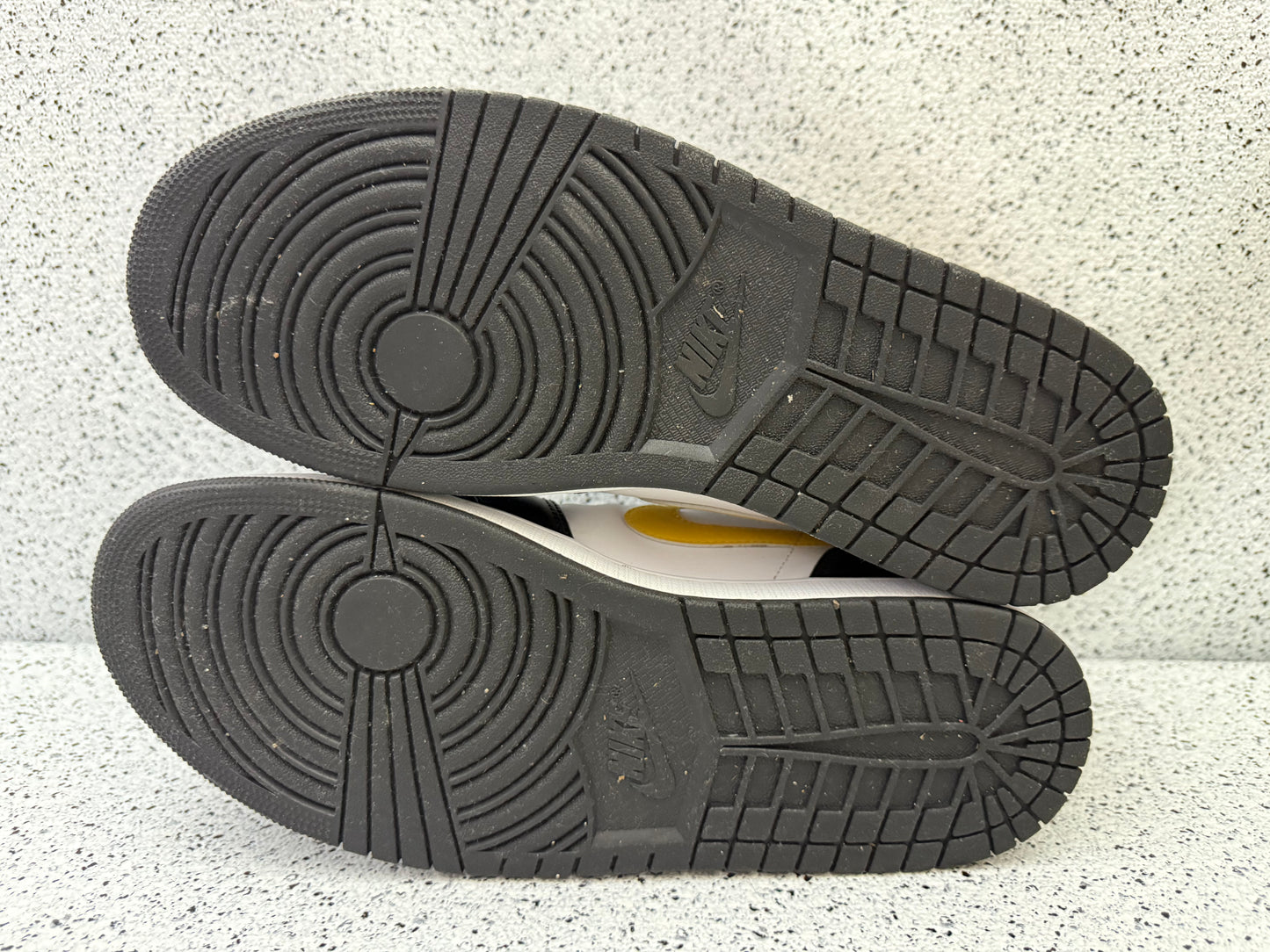 Jordan 1 Mid Black University Gold 11 Men/12.5 Women “Preowned”