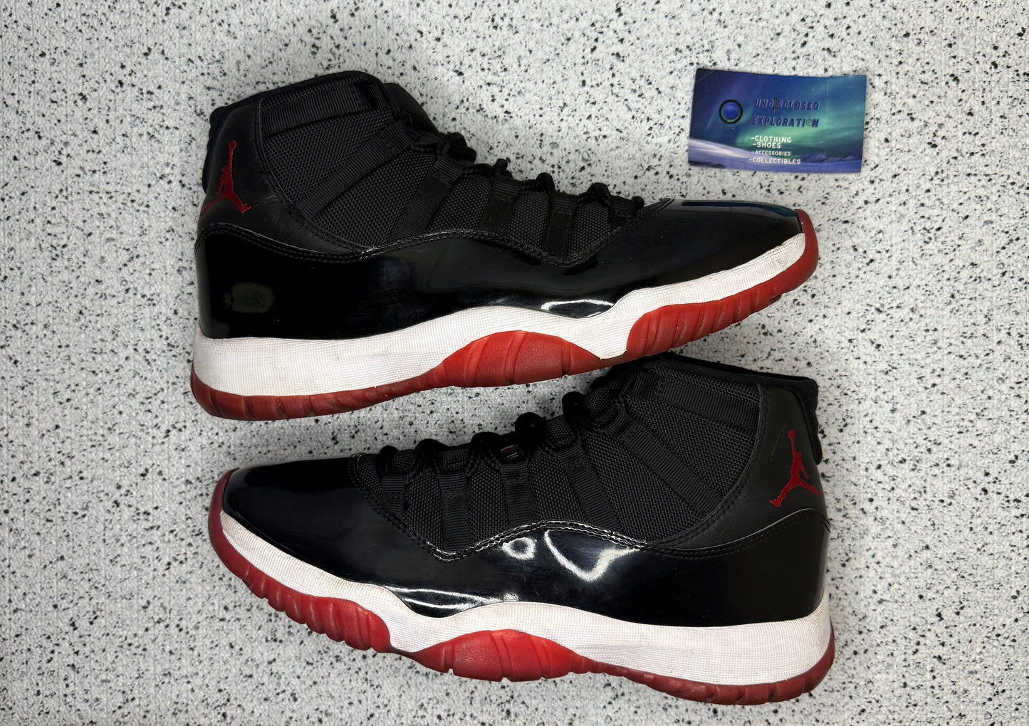 Jordan 11 Bred 10.5 Men/12 Women “Preowned”