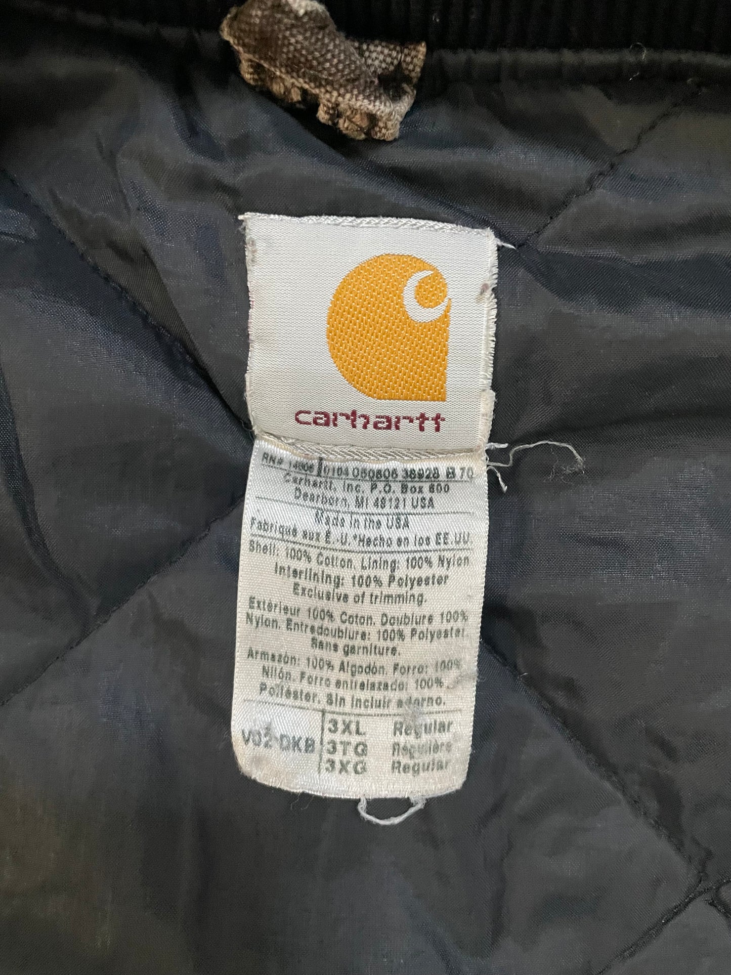 Vintage 2000s Carhartt Dark Brown vest