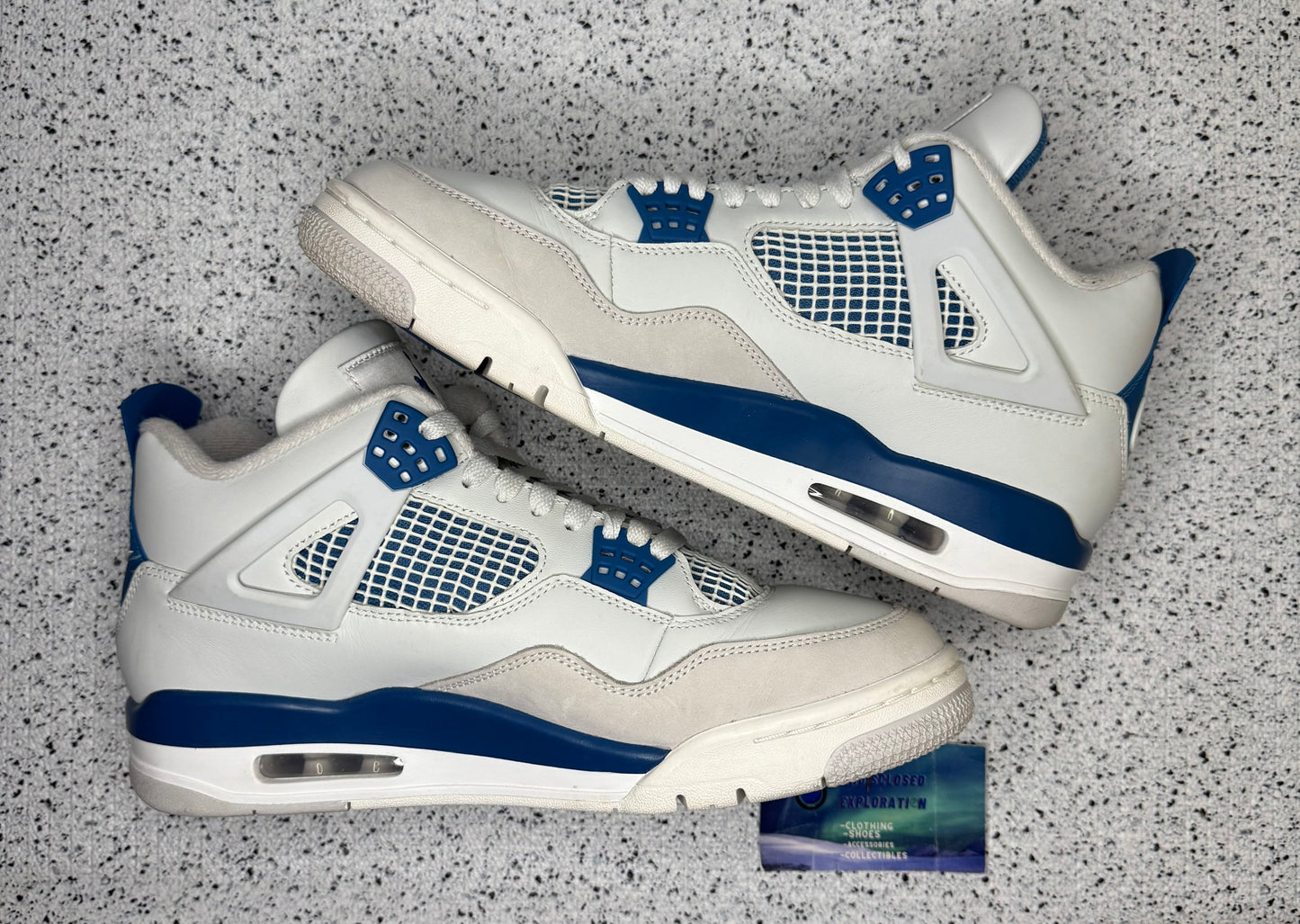 Jordan 4 Military Blue 10 Men/11.5 Women “Preowned”