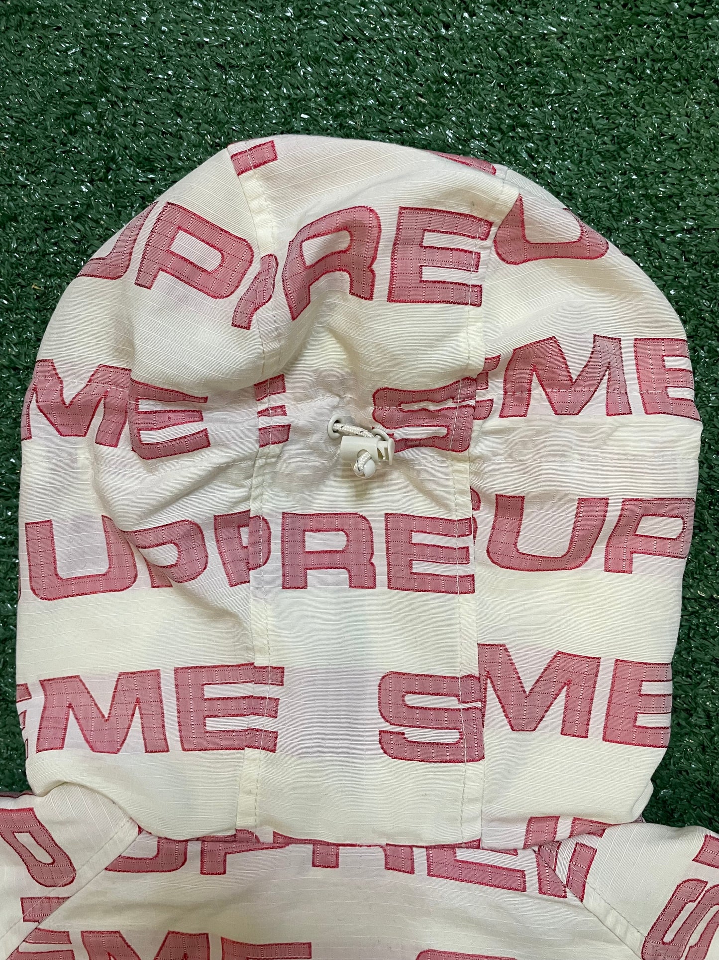 Supreme ripstop logo hooded jacket