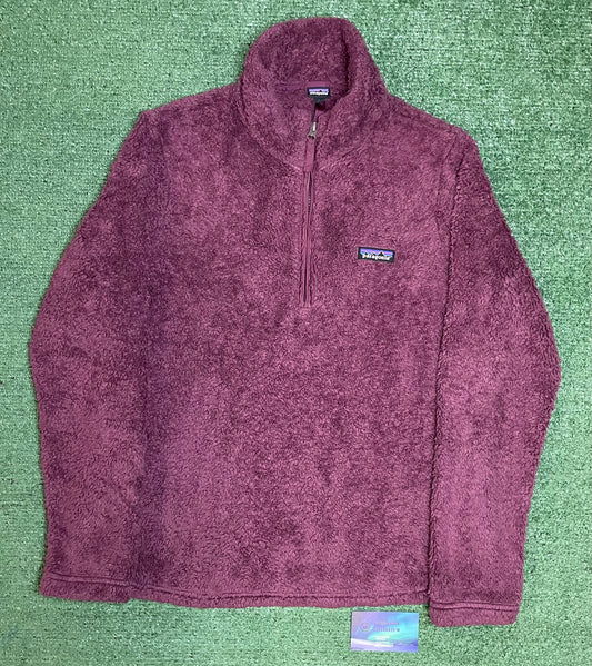 Vintage 2000s Patagonia quarter zip maroon fleeece