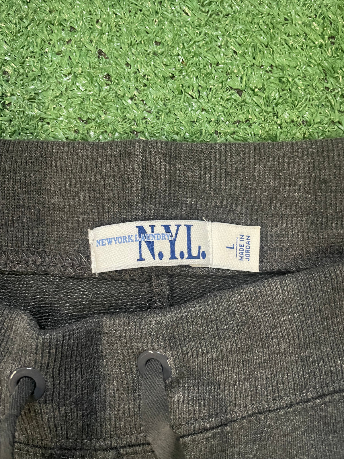 Vintage N.Y.L. Grey & turquoise pants