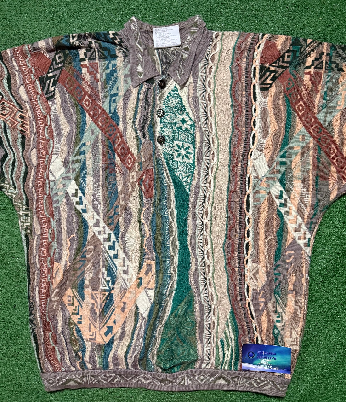 Vintage Coogi Button Up Sweater