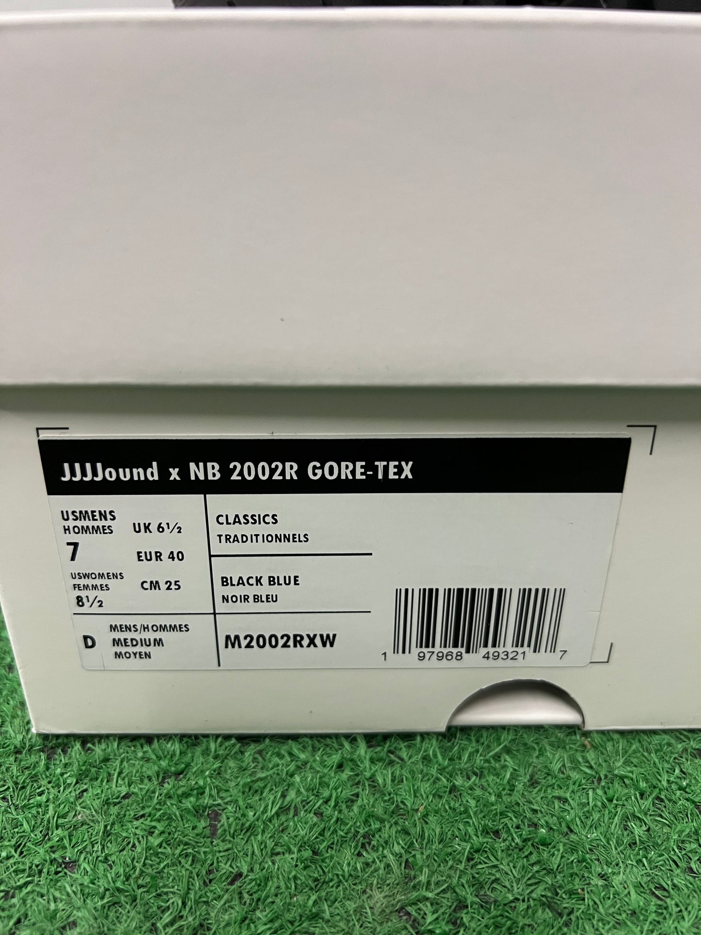 New balance 2002r gortex X JJJound black storm