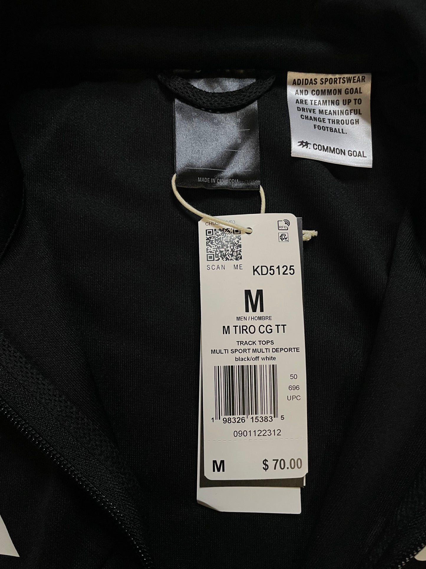 Adidas House of Tiro x Common Goal Track jacket