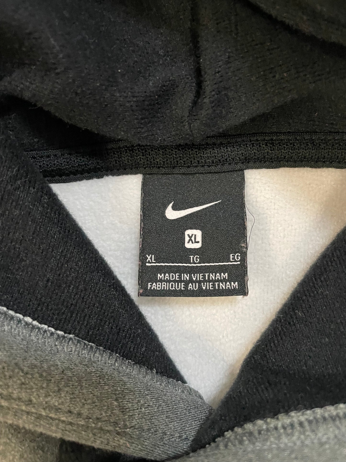 Nike Sportswear grey and black hoodie