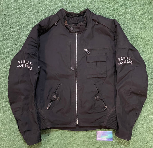 Vintage 2000s Harley Davidson Bomber Jacket