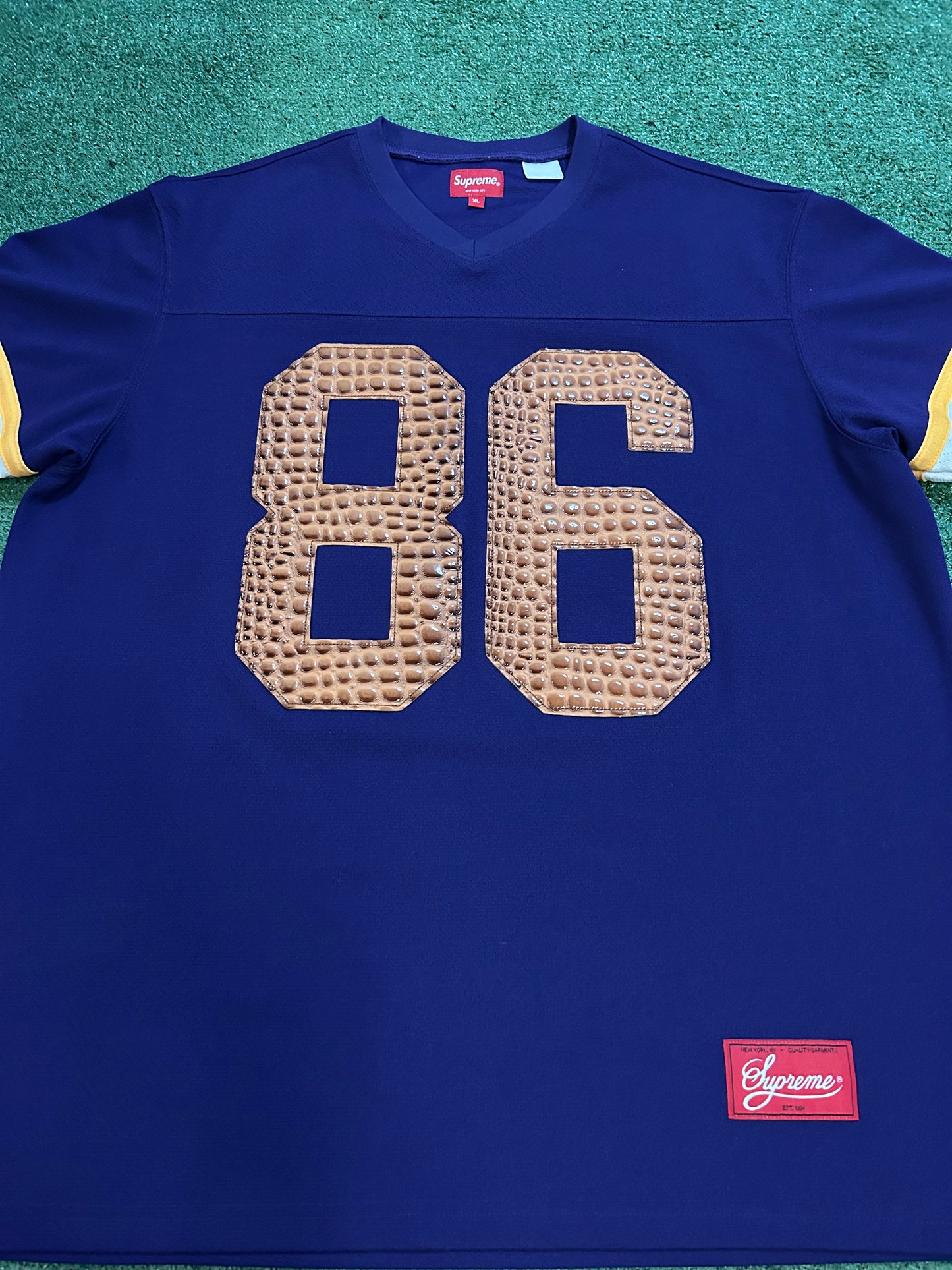 Supreme Faux Croc football jersey