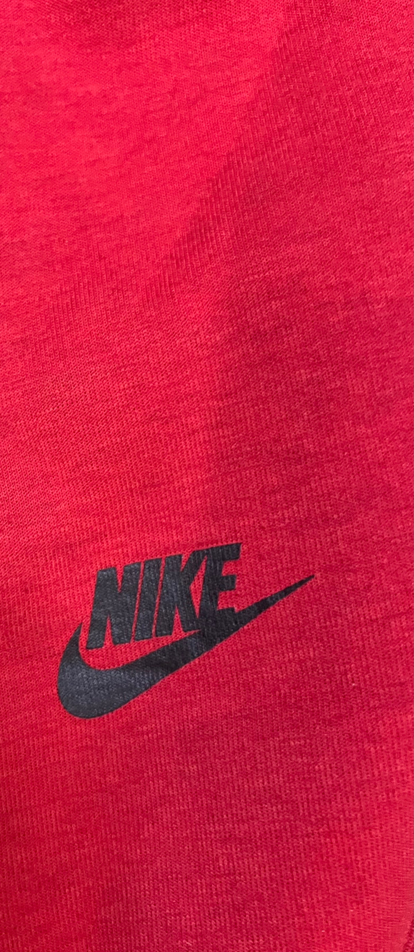 Nike tech fleece red sweatpants