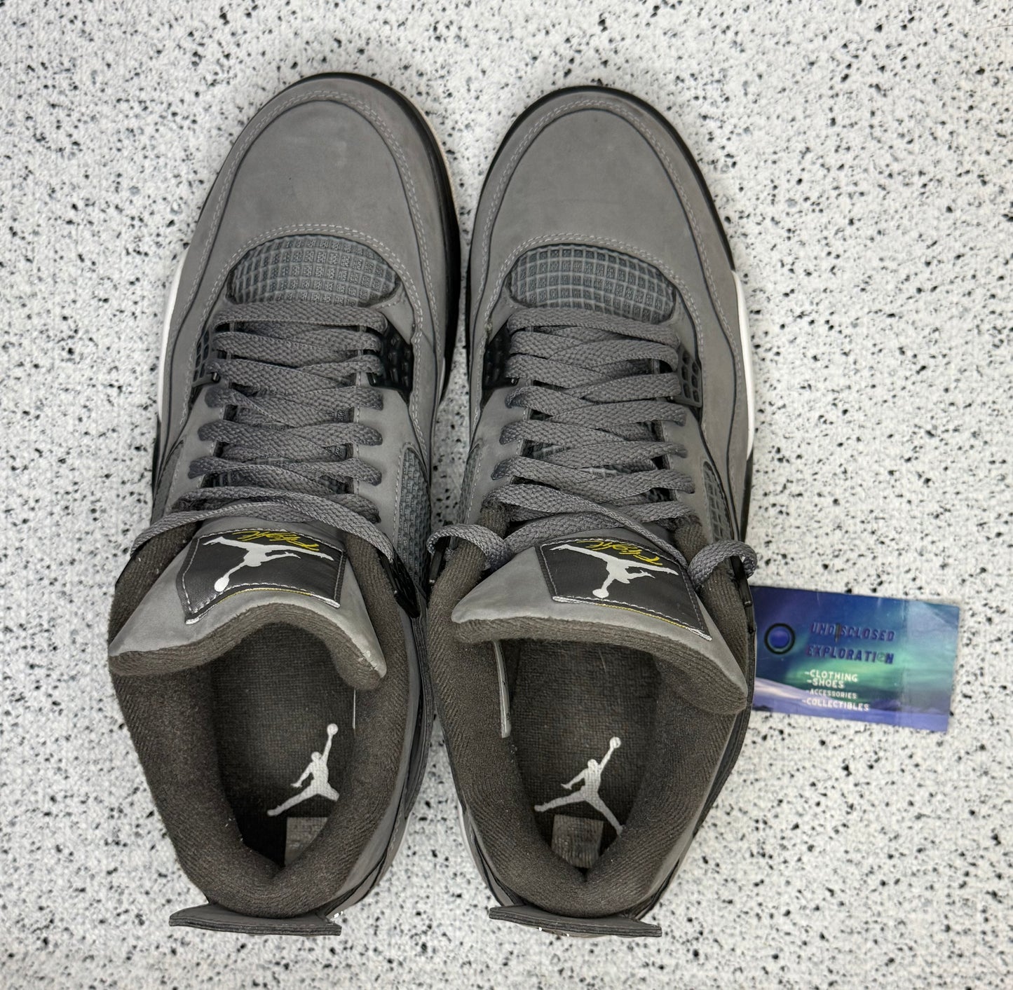 Jordan 4 Cool Grey 12 Men/13.5 Women “Preowned”