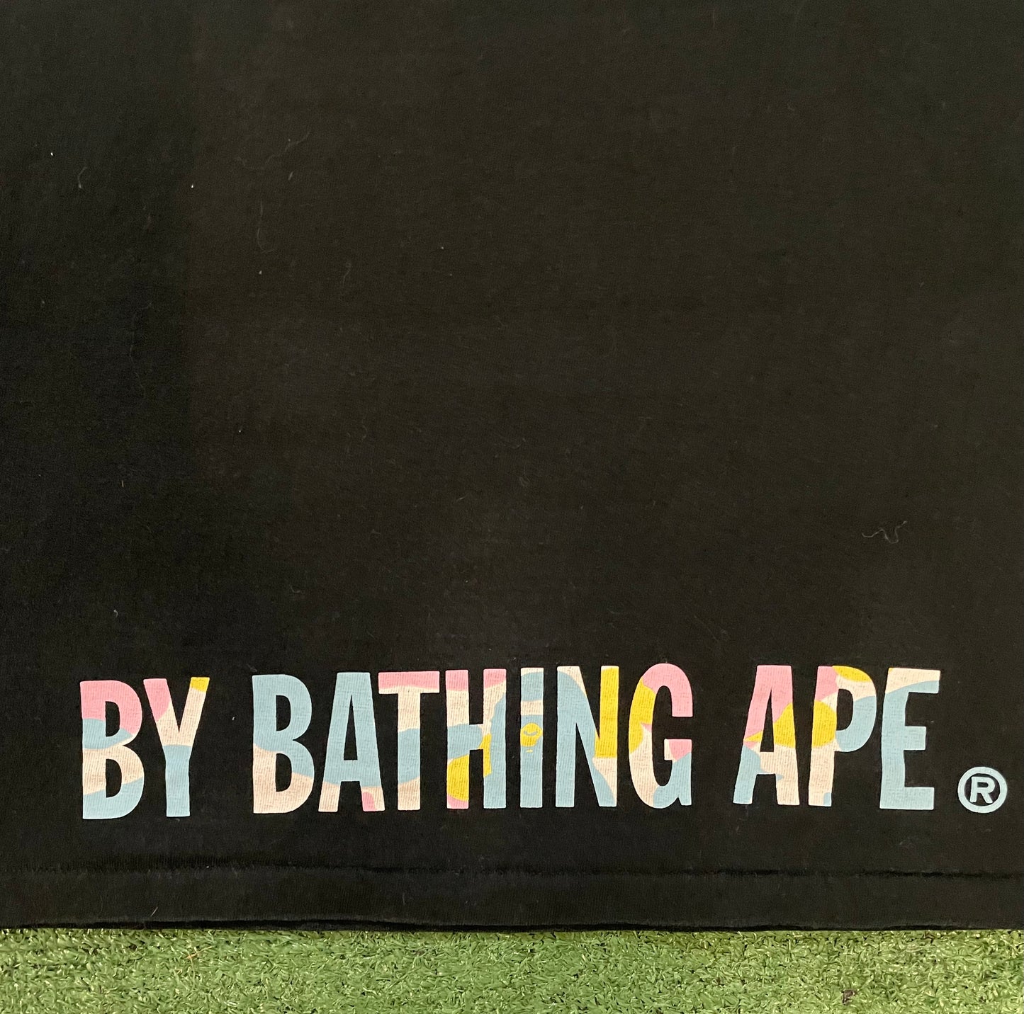 Bape multi Camo ape face tee