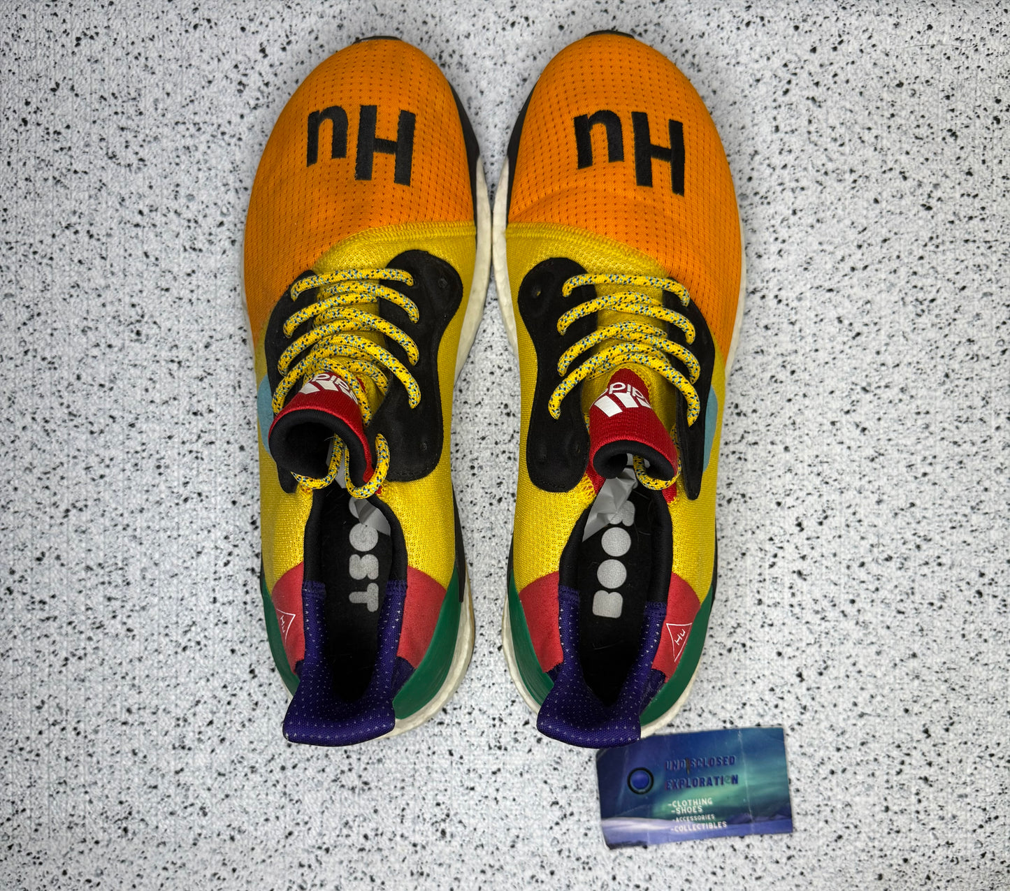 Adidas Solar Hu Glide Multi Color 10.5 Men/12 Women “Preowned”