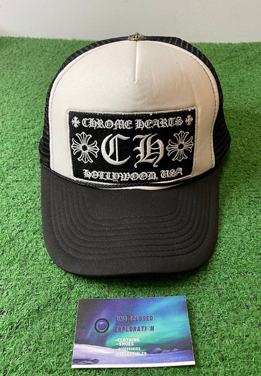Vintage Chrome Hearts Hollywood trucker hat