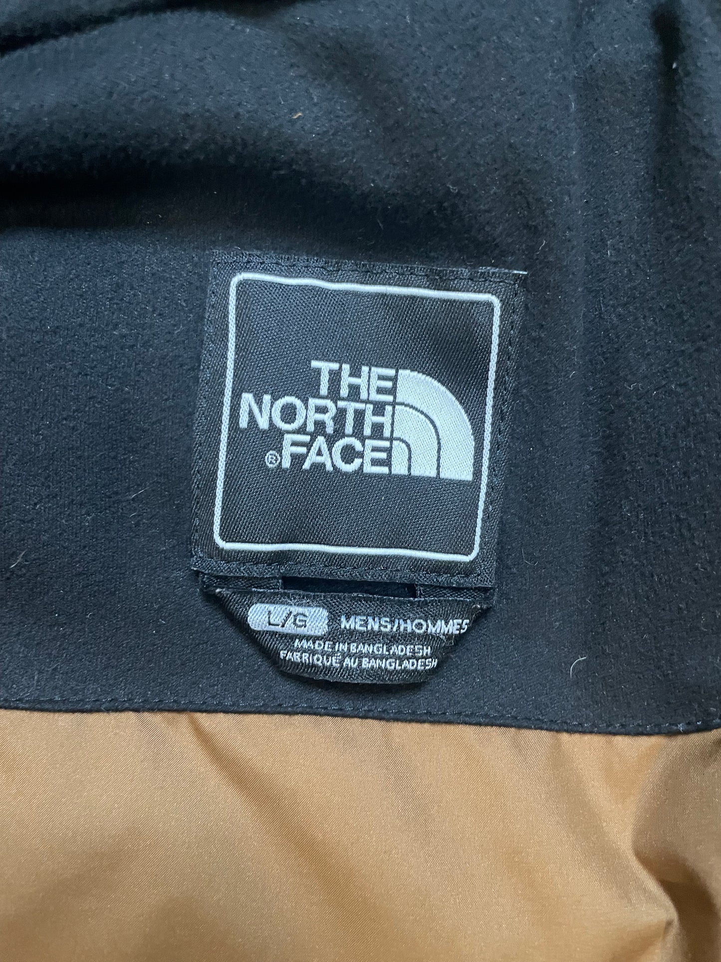 The North Face Nuptse ridge gray and black parka