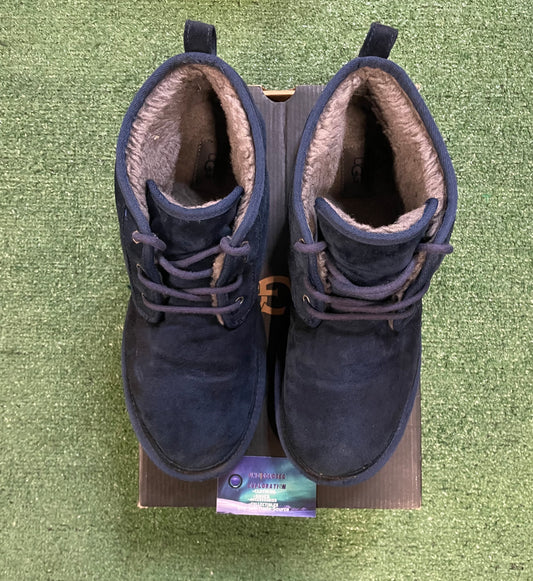 Ugg neumel navy boots Size 14men/15.5women