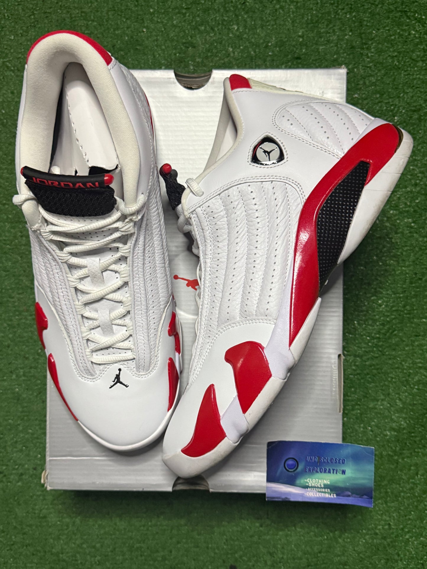 Jordan 14 Rip Hamilton Candy Cane 11.5 Men/13 Women “Preowned”