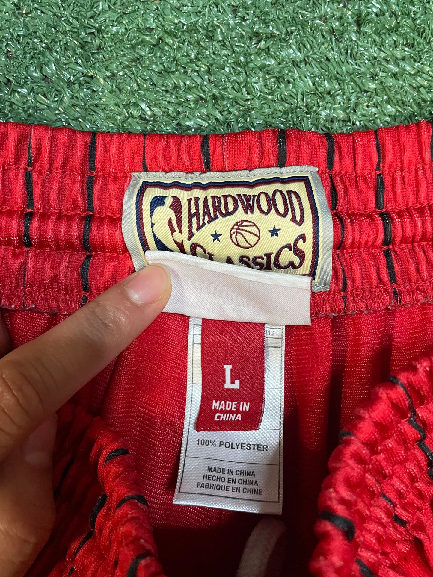 Chicago Bulls Mitchell & ness pinstripe shorts