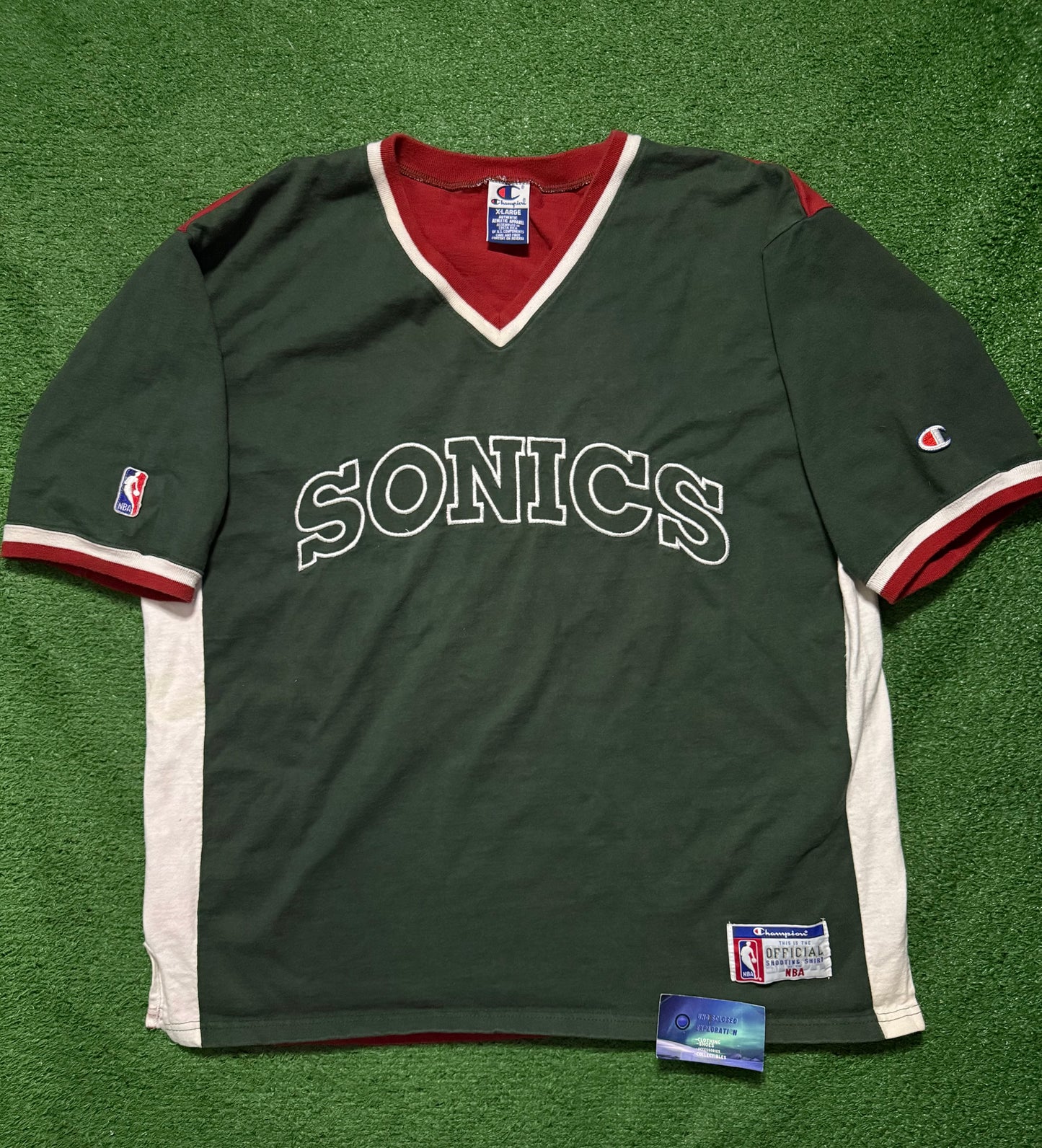 Vintage Seattle SuperSonics Shooting Shirt