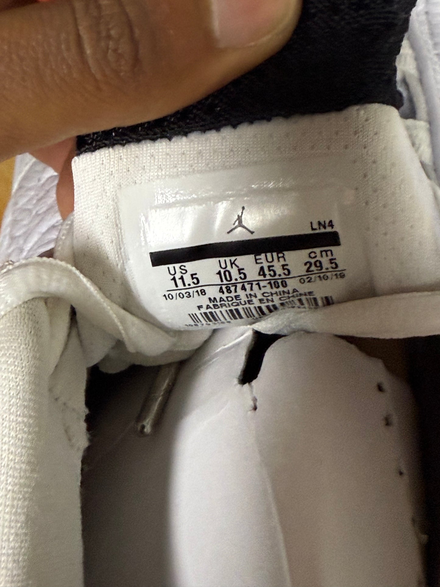 Jordan 14 Rip Hamilton Candy Cane 11.5 Men/13 Women “Preowned”