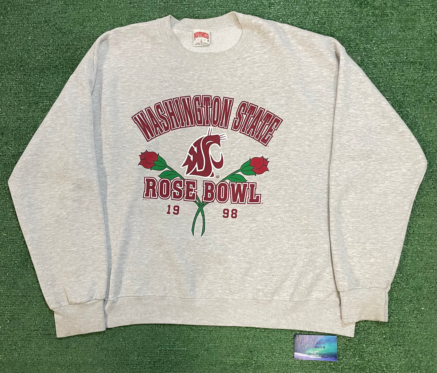 Vintage 1990s Washington State university WSU Rose Bowl crewneck