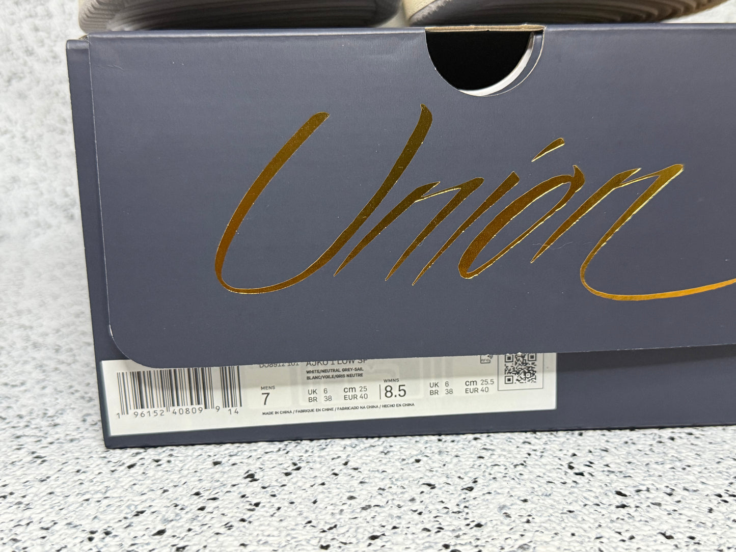 Jordan 1 AJKO Low Union Canvas 7 Men/8.5 Women “Preowned”