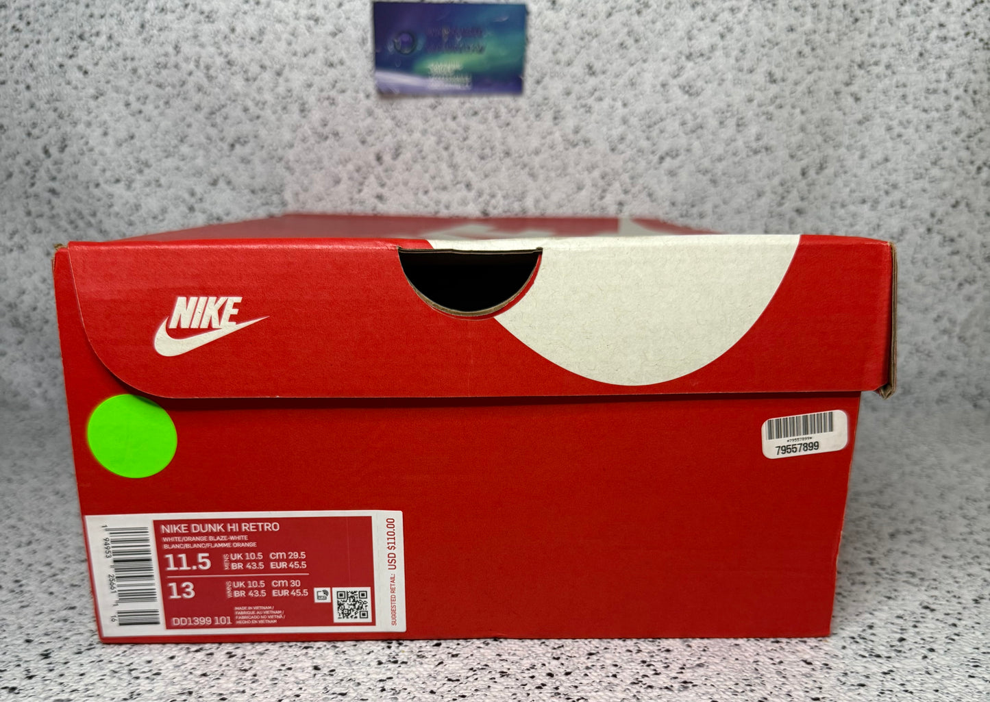 Nike Dunk High Syracuse 11.5 Men/13 Women “Preowned”