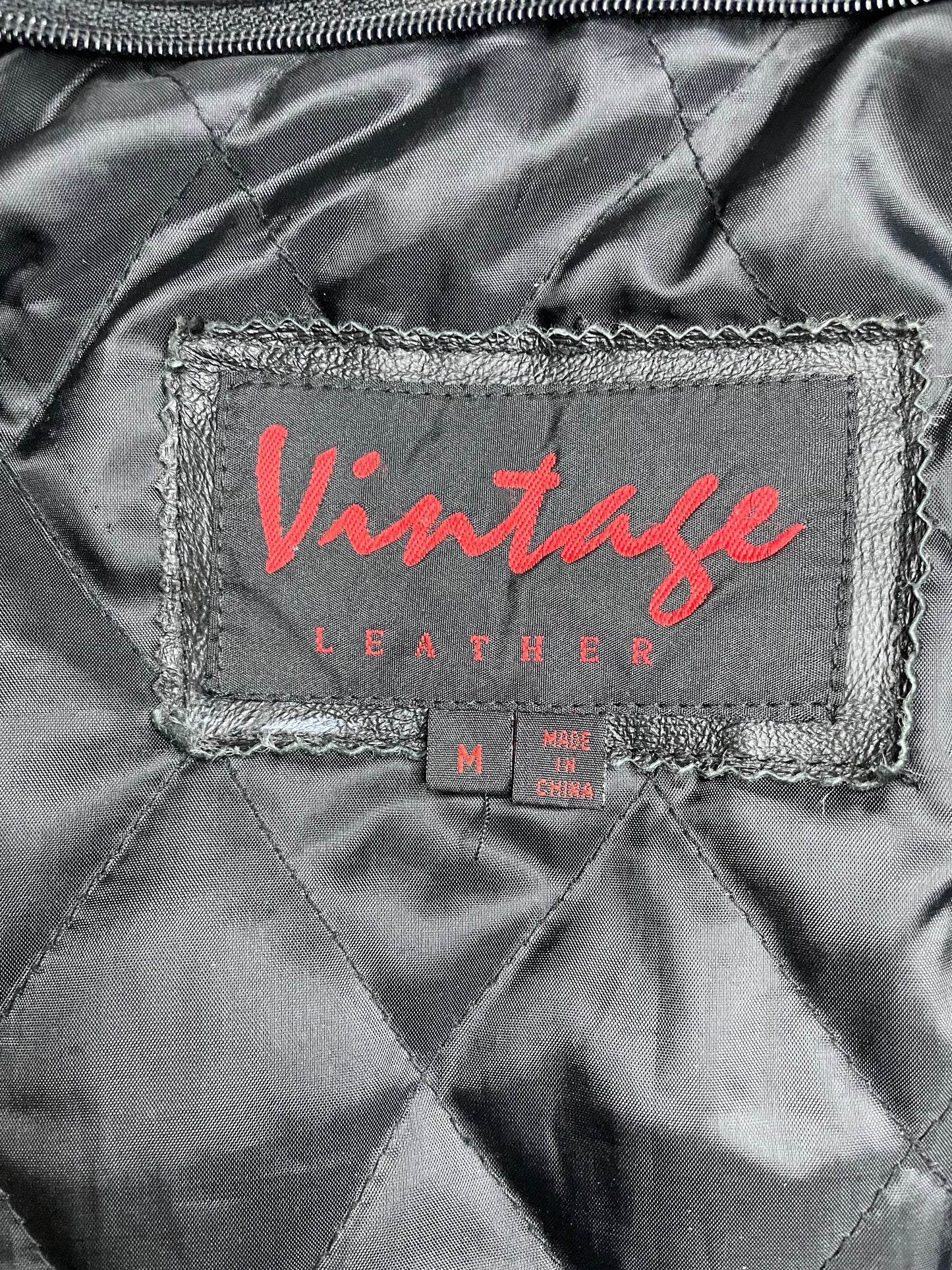 Vintage 1990s USA leather jacket