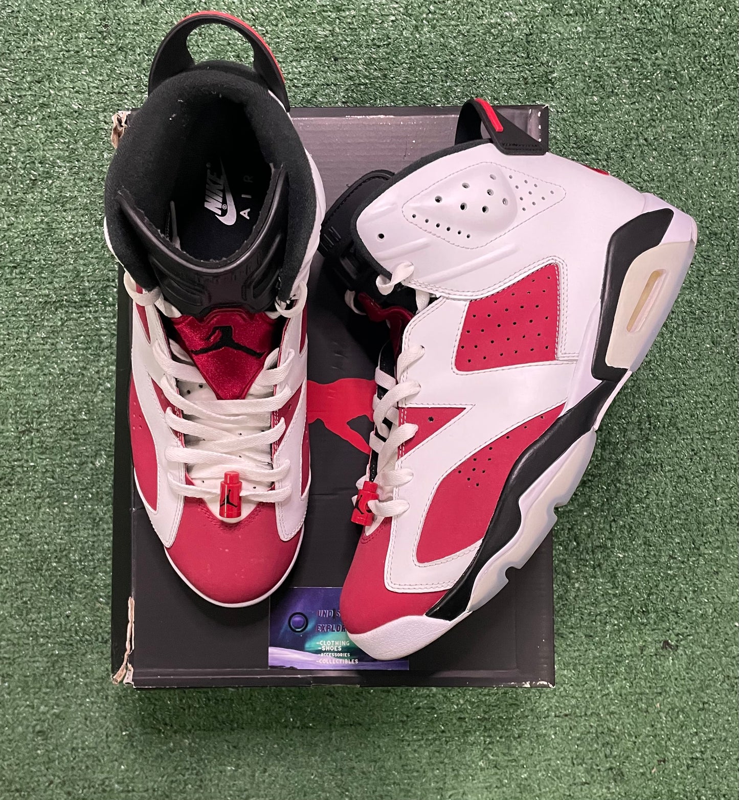 Air Jordan 6 Carmine 2021 size 11.5men/13women