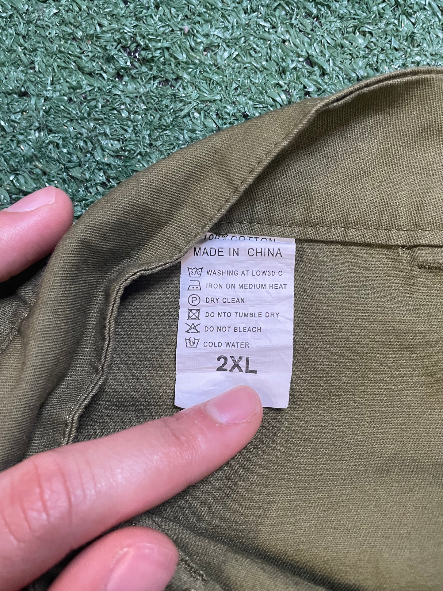 The North Face green olive shorts
