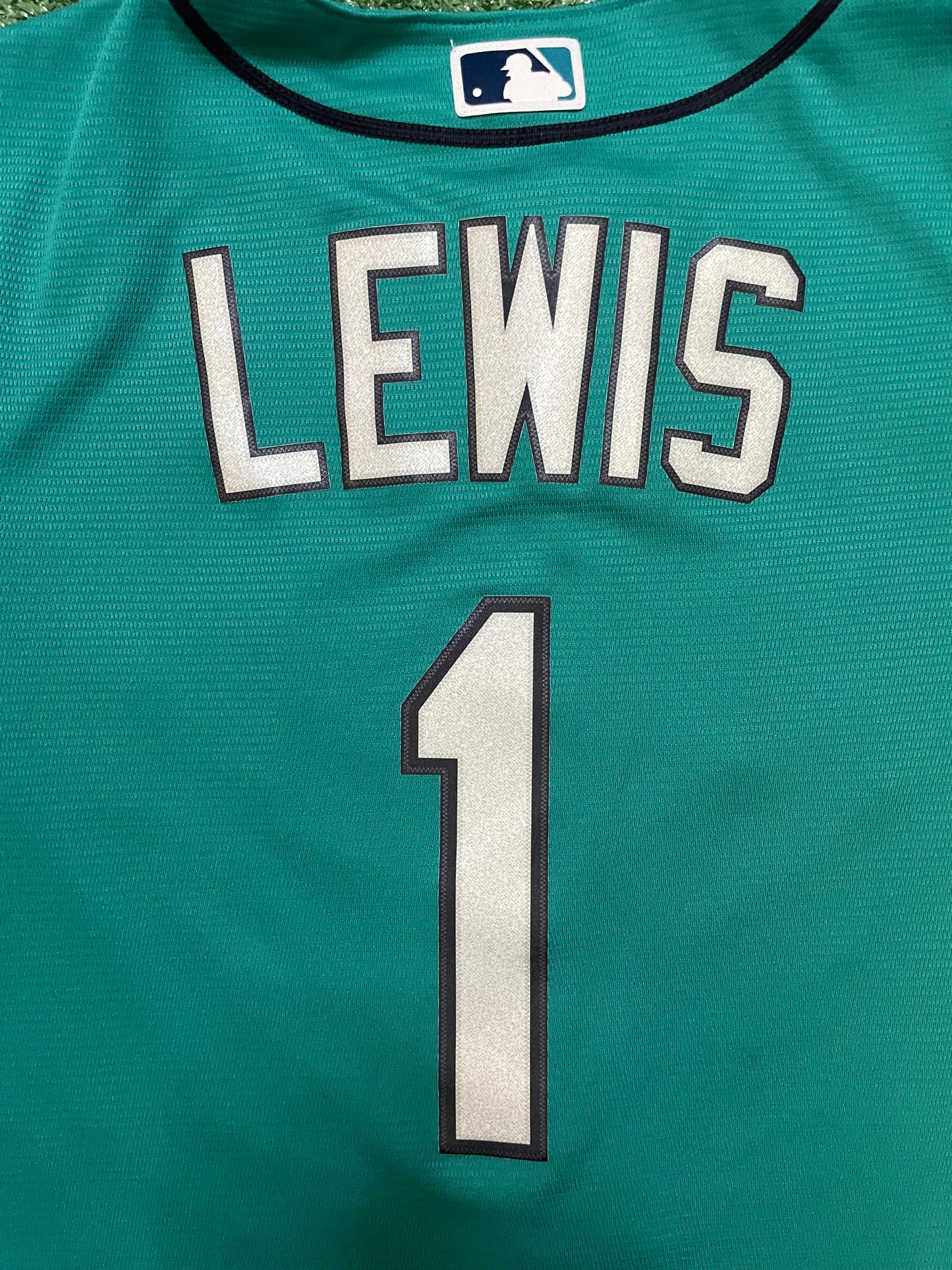 Seattle mariners Nike teal Kyle Lewis jersey