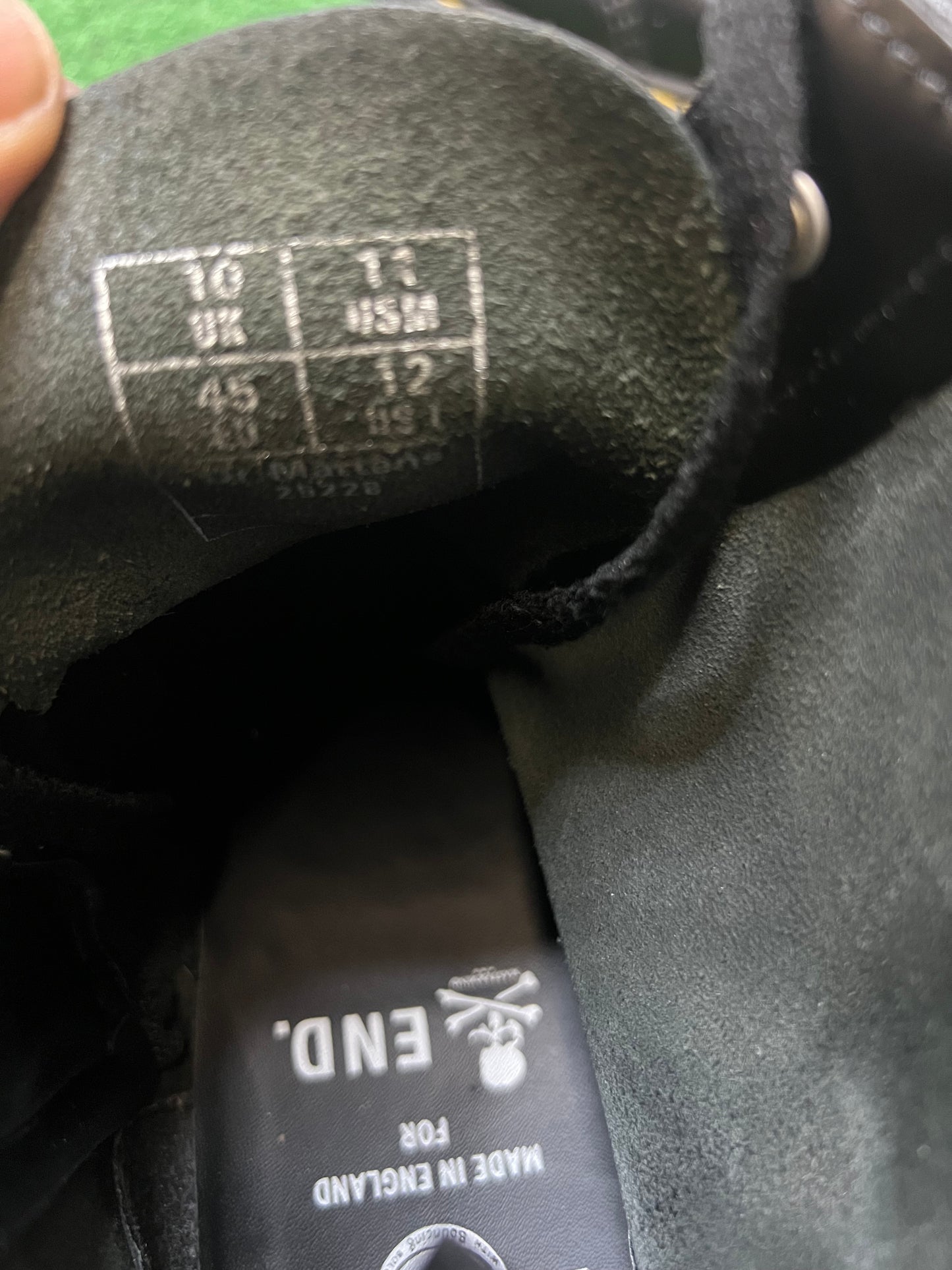 Dr marten X Mastermind 101 boot size 11men/12.5women