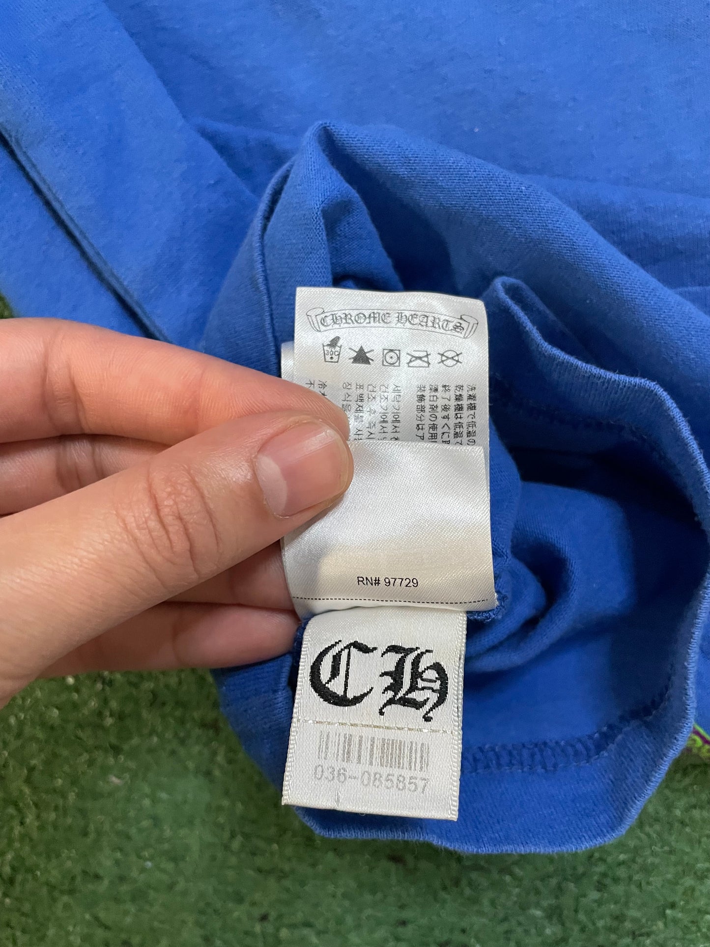 Chrome Hearts scroll logo tee