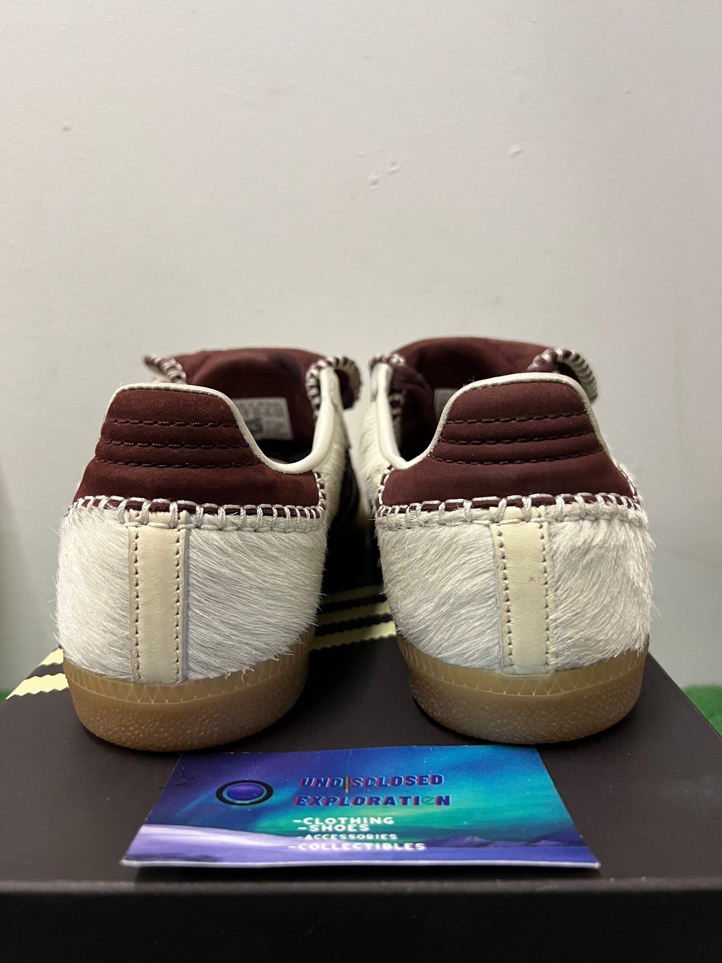 Adidas X Wales Bonner pony cream white size 6.5men/8women