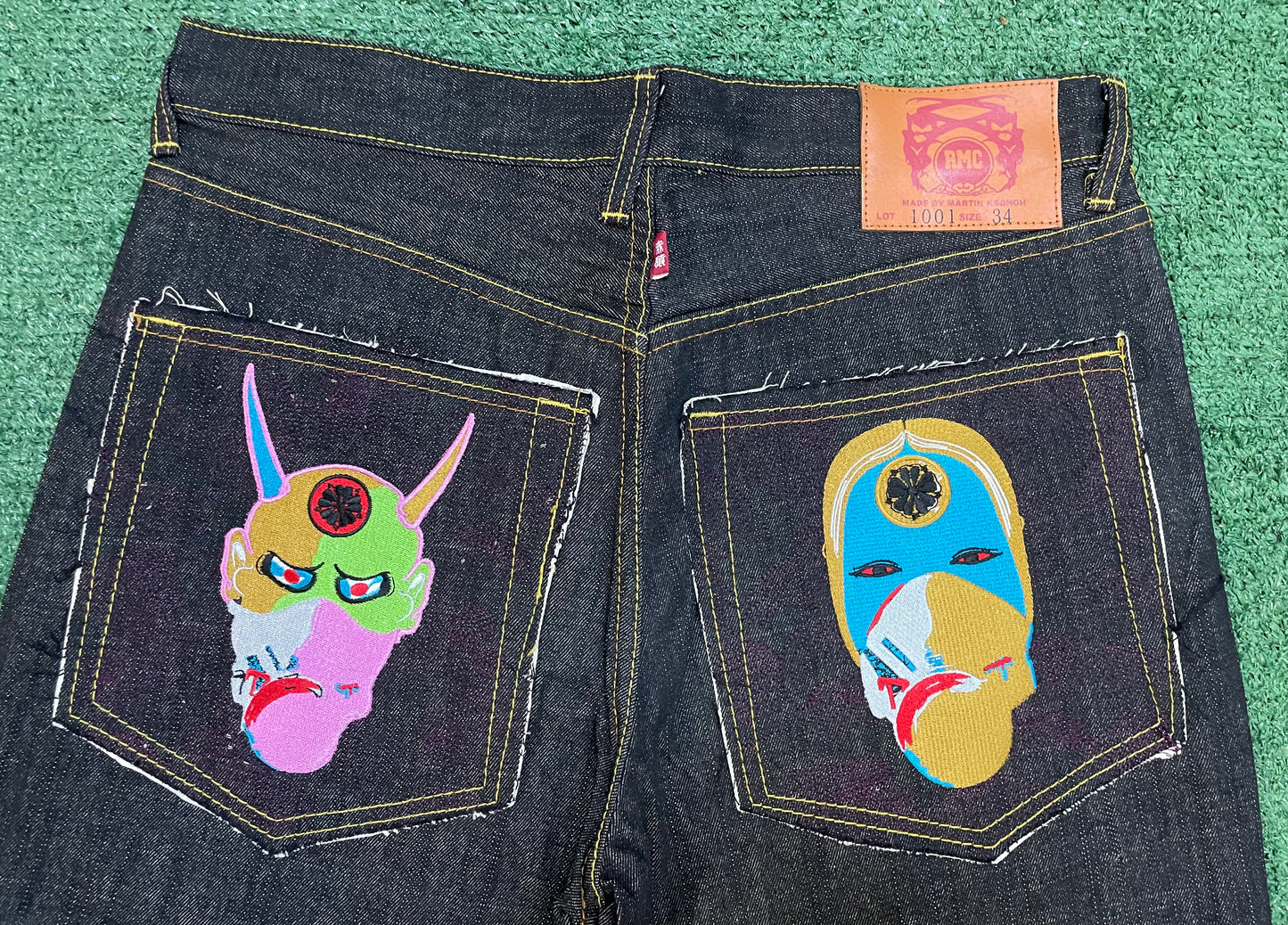 Vintage 1990s Red Monkey Company RMC embroidered jeans