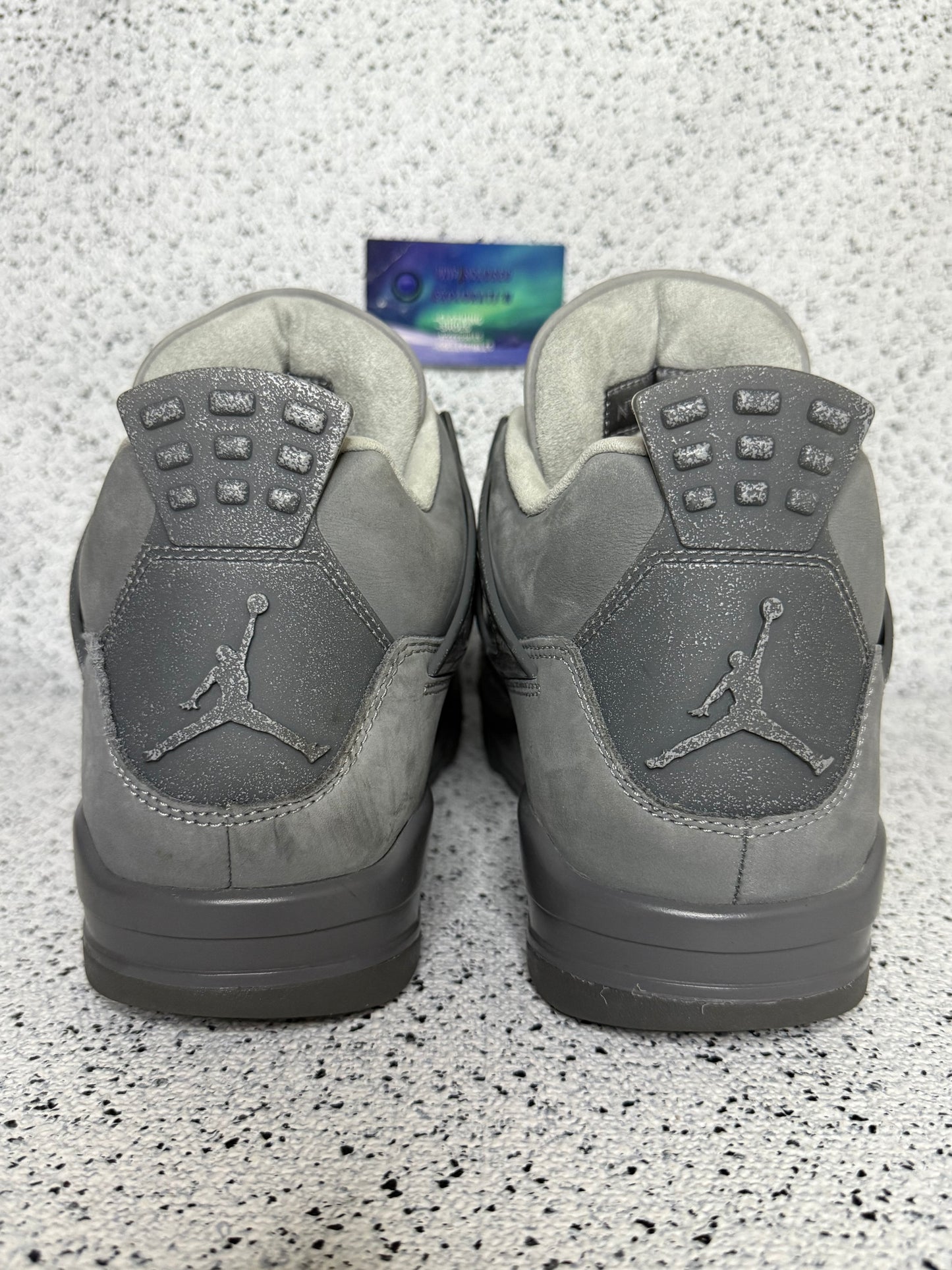 Jordan 4 Wet Cement 10 Men/11.5 Women “Preowned”