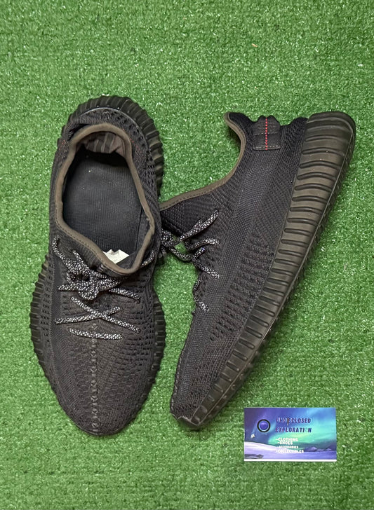 Adidas Yeezy 350 Black Non Reflective 11 Men/12.5 Women “Preowned”