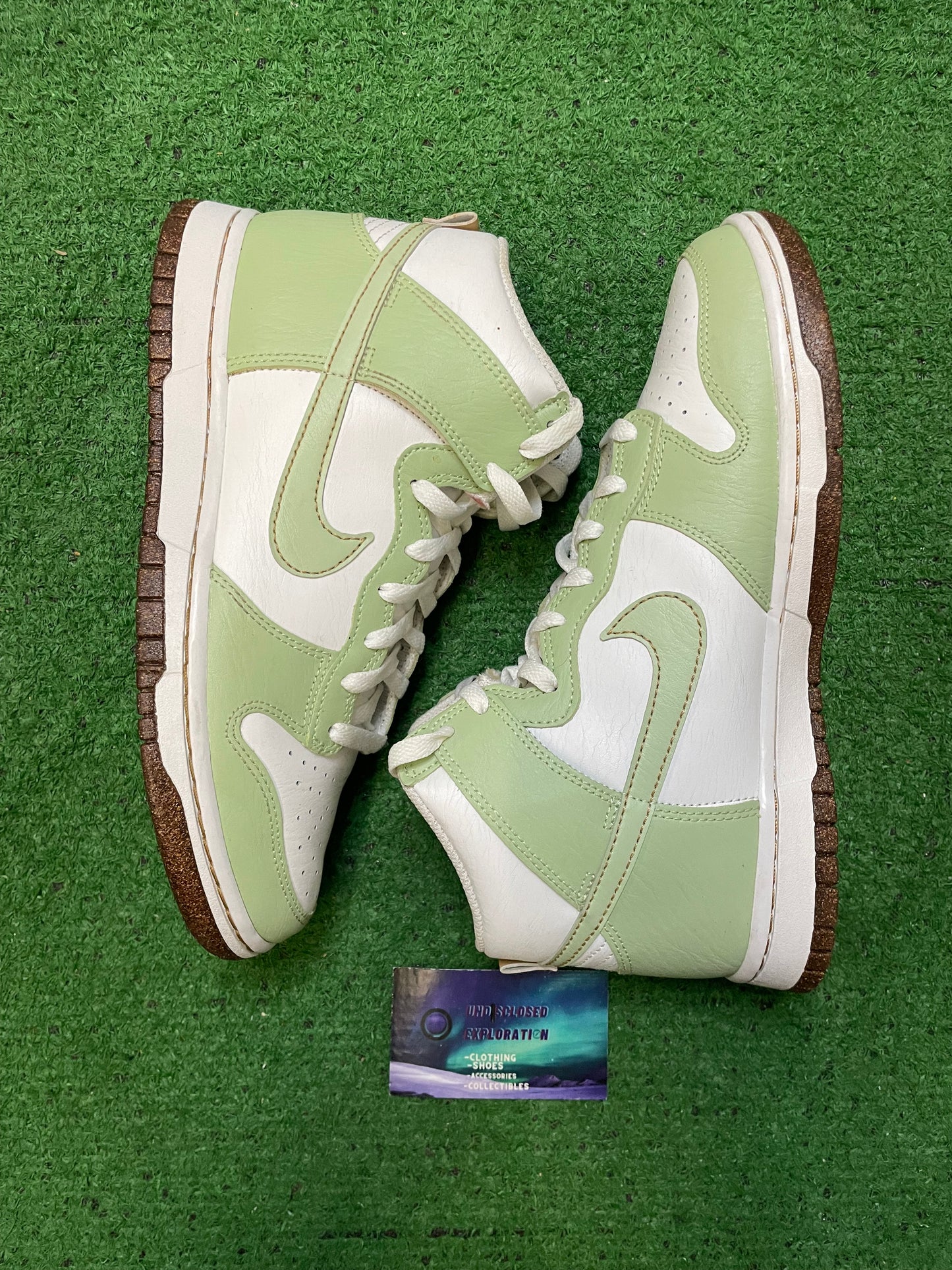 Nike Dunk high inspected by swoosh 8men/9.5women