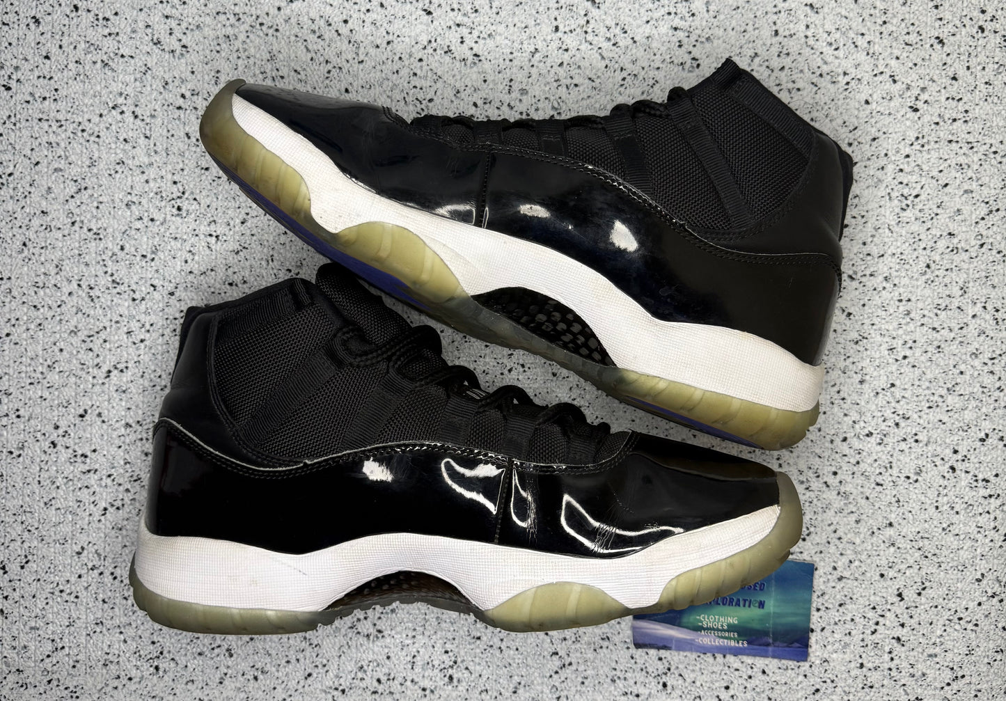 Jordan 11 Space Jam 10 Men/11.5 Women “Preowned”