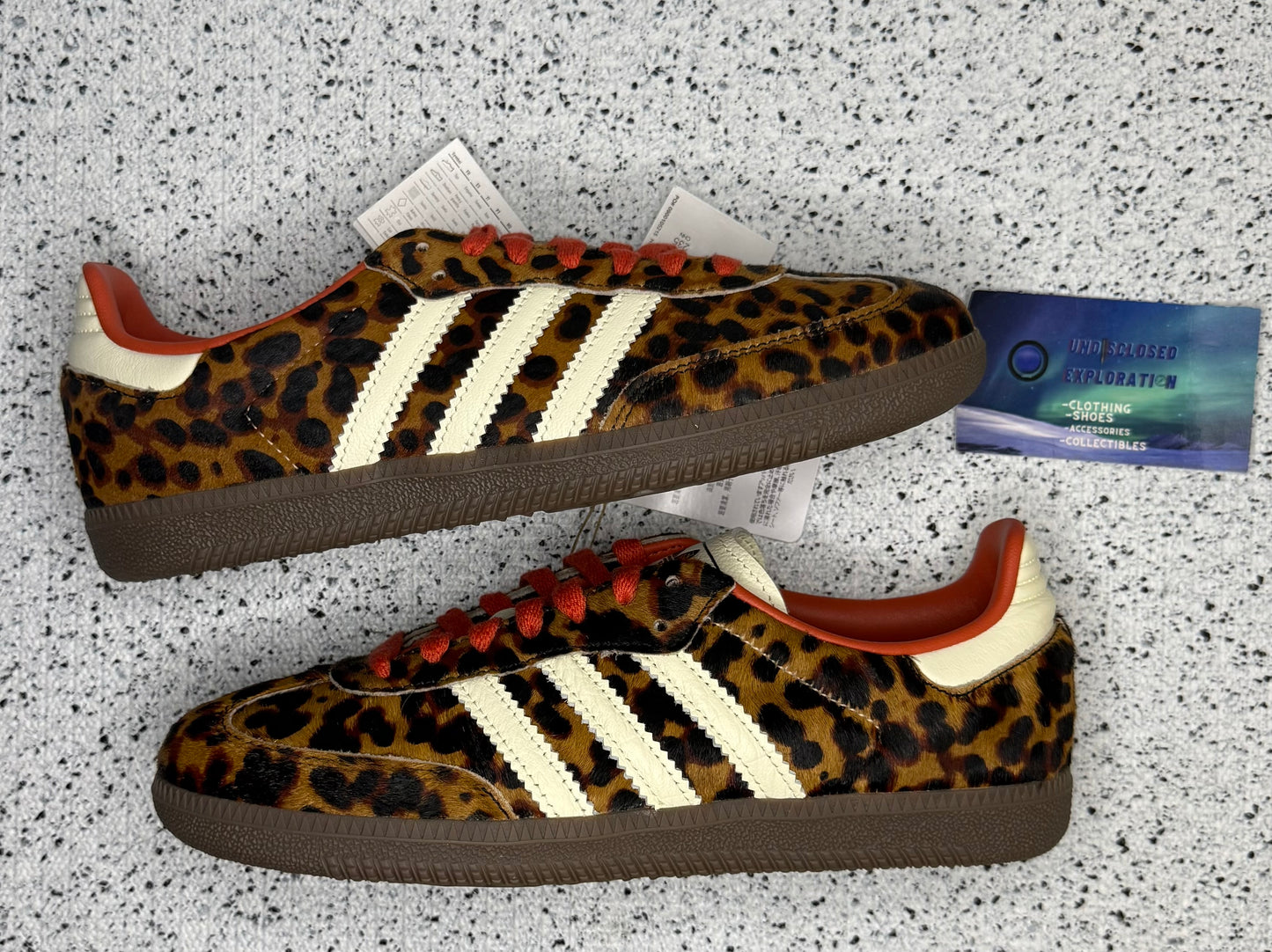 Adidas Samba Preloved Red Leopard