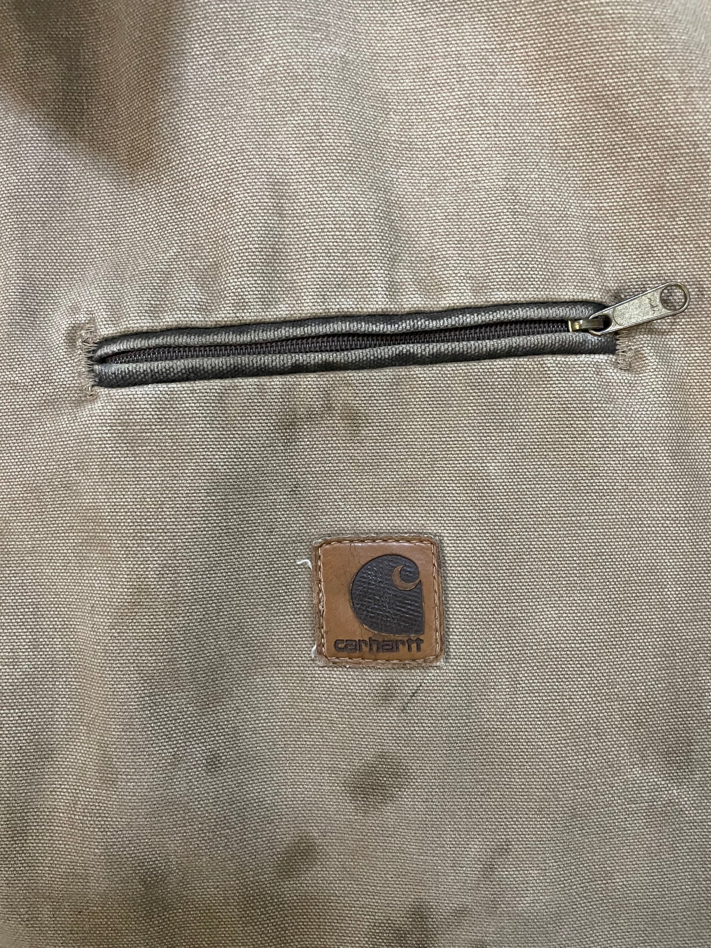 Vintage beige Carhartt Detroit jacket